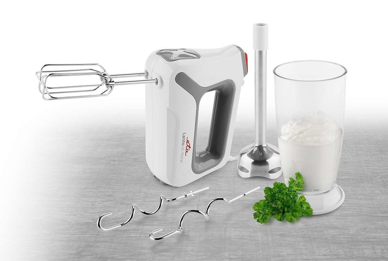 Handmixer LENTO1051 550W mit Edelstahlmixstab Omega/eta