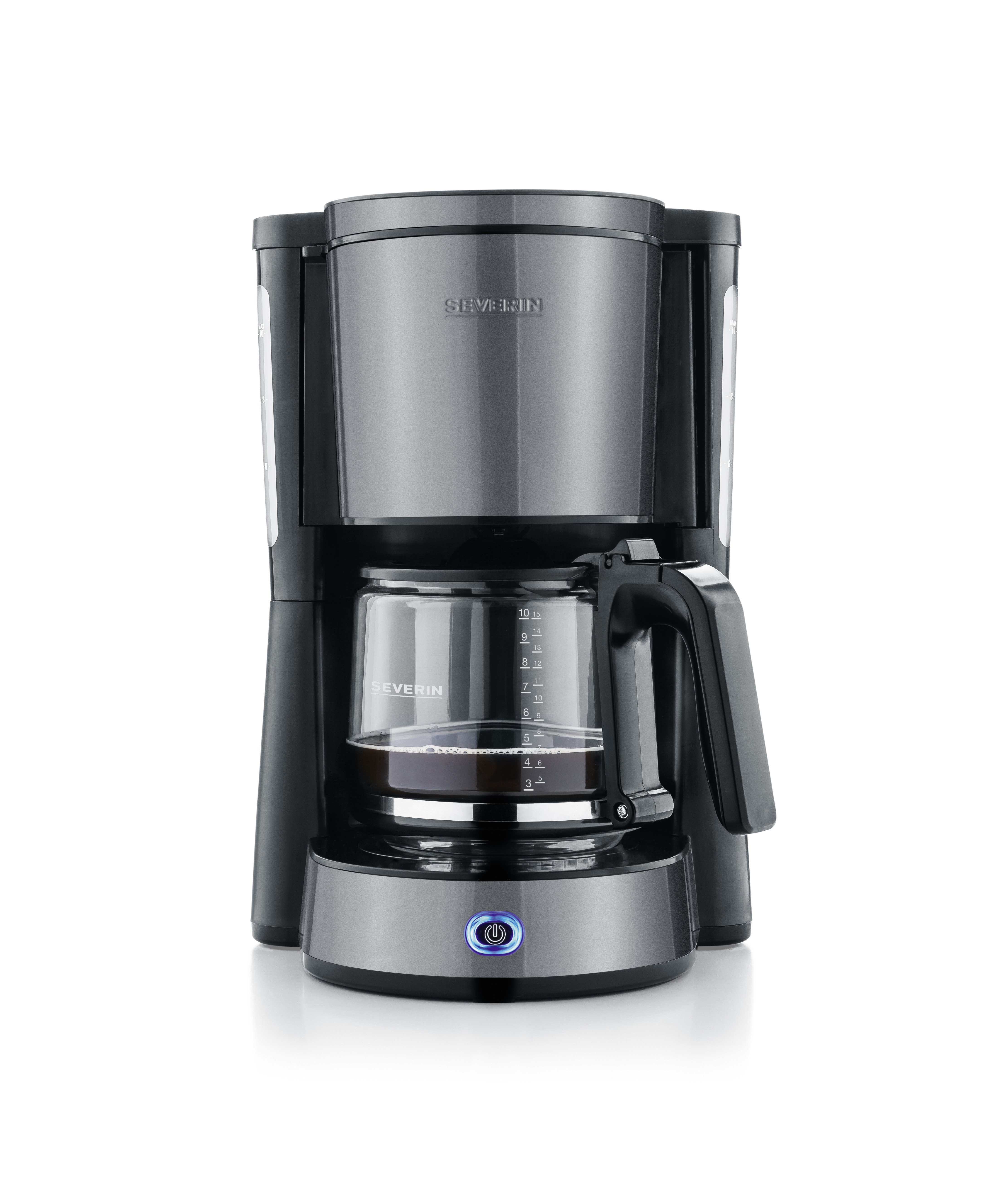 Kaffeemaschine Severin KA9572 Glaskanne Stone Grey *Limited Edition*