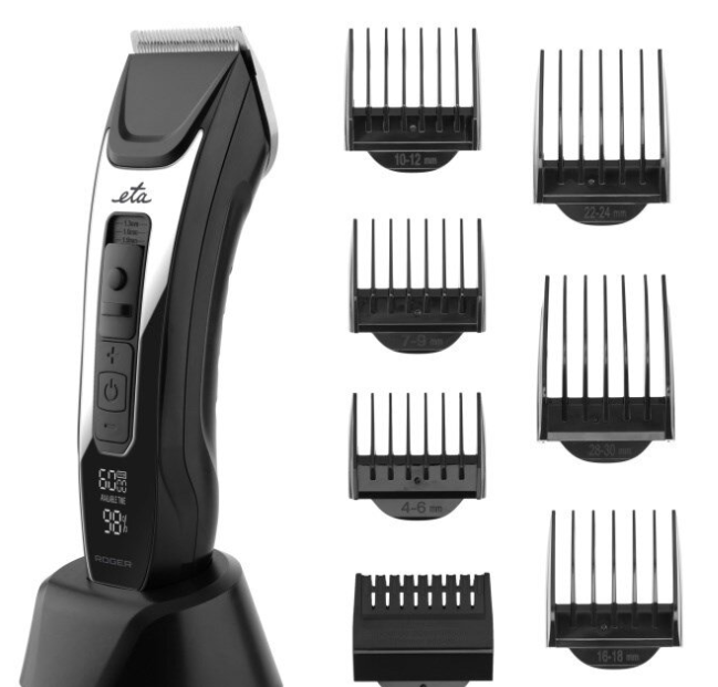 Haar- und Bartschneider ROGER 934590000 schwarz Akkubetrieb Li-ion 3,7V Omega