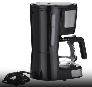 Kaffeemaschine Severin KA4808 Edelstahl-gebürstet schwarz