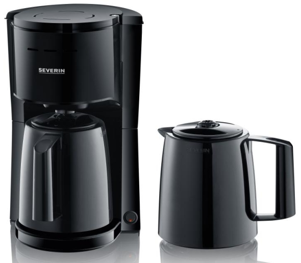 Filterkaffeemaschine mit 2 Thermoskannen KA9307 Severin schwarz