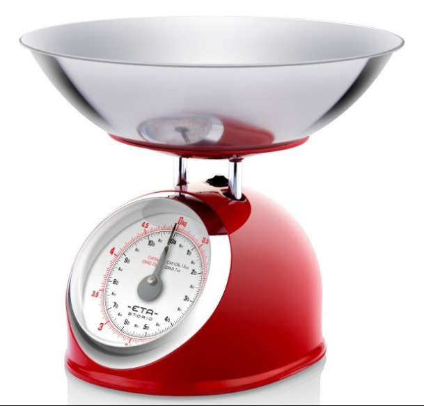 Küchenwaage Storio 9166 Omega rot