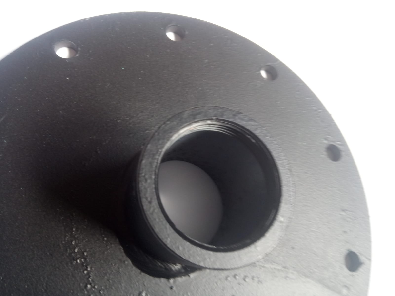 Flanschdeckel DN 180 mit 1 ½“ Muffe inkl. Dichtung, Nau