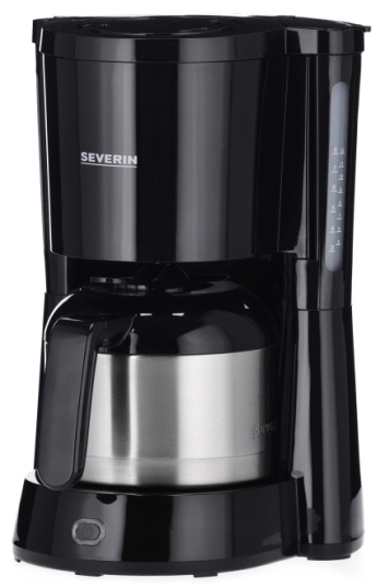 Kaffeeautomat Severin KA4835 Edelstahl-Thermoskanne schwarz