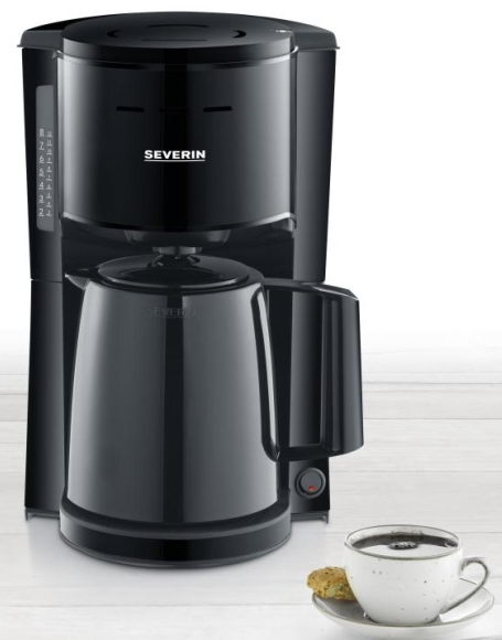 Filterkaffeemaschine mit Thermoskanne KA9306 Severin schwarz